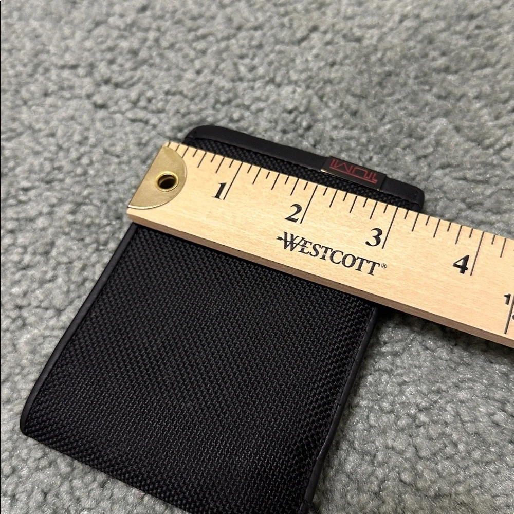 Tumi Alpha Double Billfold Wallet - Black Nylon / Leather - Picture 8 of 8